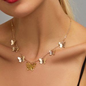 butterflies necklace
